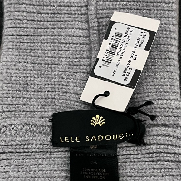 ❌ON SALE❌LELE SADOUGHI AUTHENTIC LIGHT GREY 14K GOLD-PLATED STUDDED EAR WARMER - Picture 12 of 17